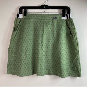 🛑SOLD🛑 New Adidas ClimaLite XL Green 3 Stripe Skirt Aspen